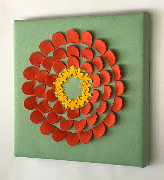Patricia Hooten Title: Zinnia #5