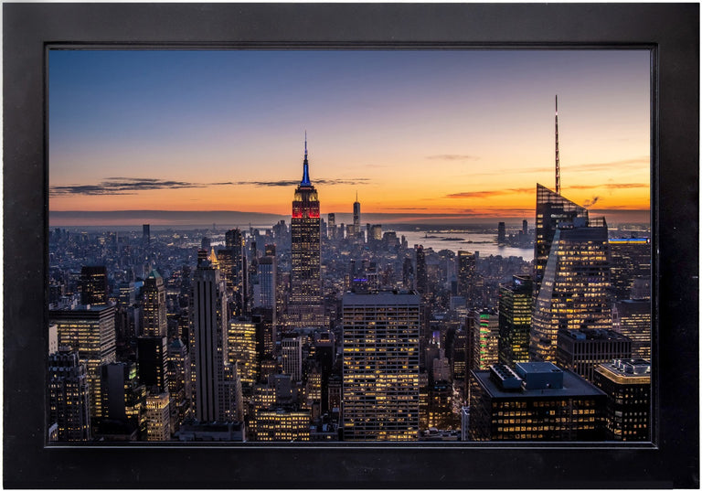 Pfeifer, Robert title: Patriotic Manhattan Skyline