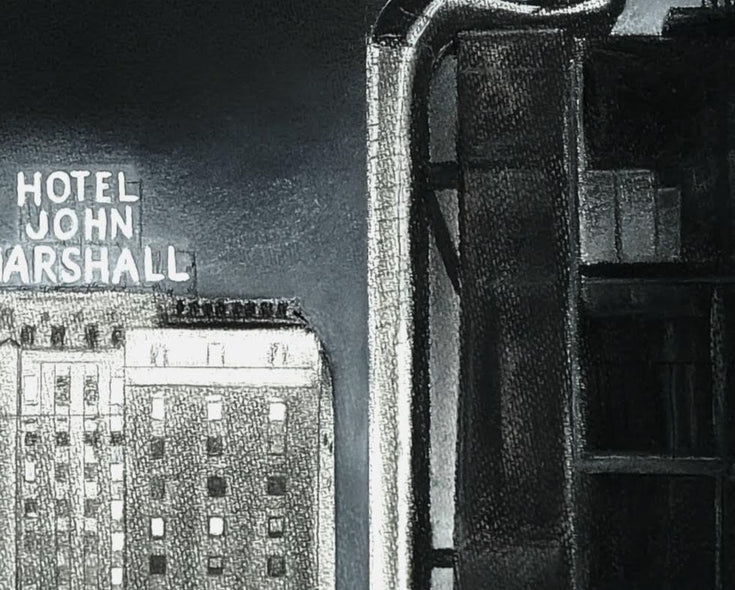 Price, John Title: Hotel John Marshall at Night