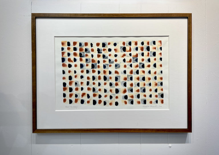 Renee Stramel Title: Mirror Tile Array in Red & Blue