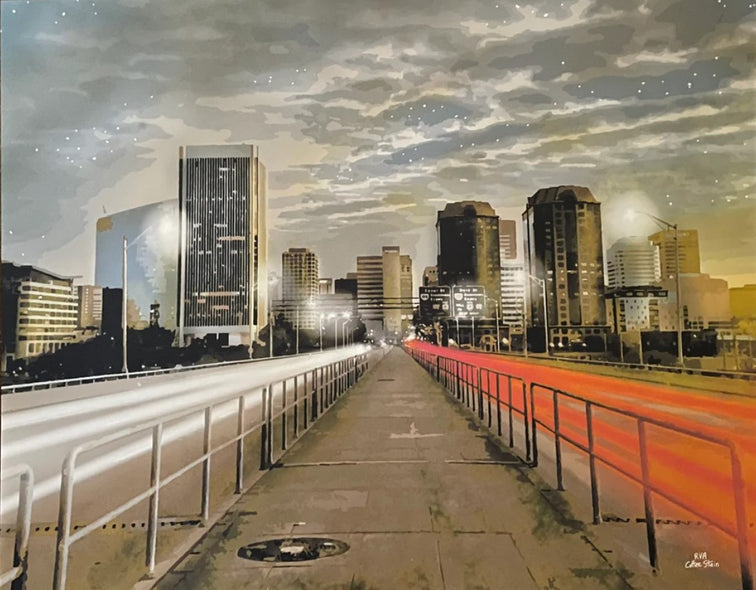 Doug Orleski Title: Richmond Skyline at Dusk