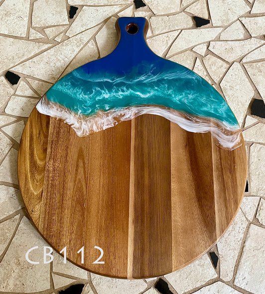 Ron Leone Title: ‘Art that Resin-ates’ Cutting & Serving Boards