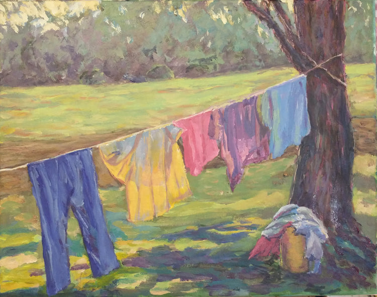 Rosemary Duda Title: Morning Clothesline
