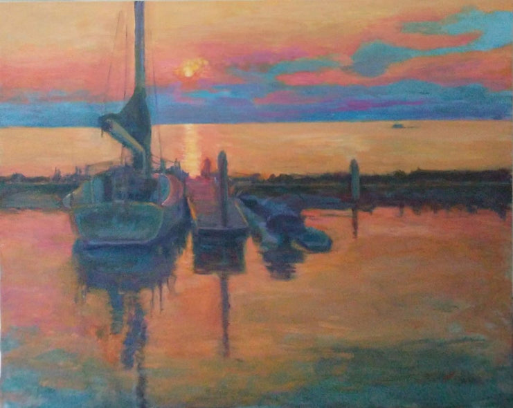Rosemary Duda Title: Home at Sunset