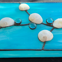 Sally Kennedy Title: Stained Glass Box with Shells
