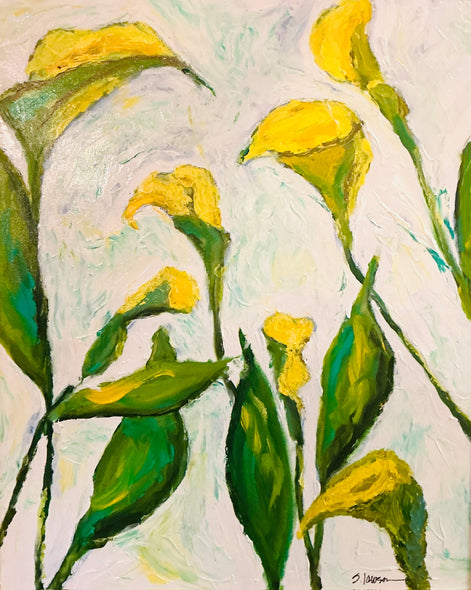 Sally Lawson Title: Calla Lilies