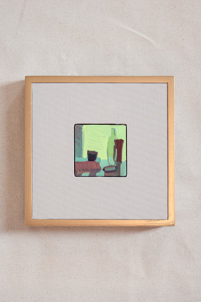 Sarah Calandro Title: Green Glow Color Study #4