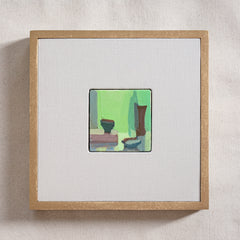 Sarah Calandro Title: Green Glow Color Study #6