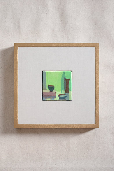 Sarah Calandro Title: Green Glow Color Study #6