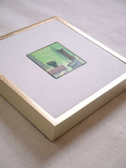 Sarah Calandro Title: Green Glow Color Study #6