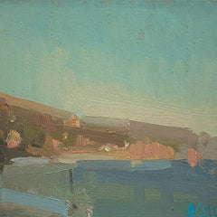 Sarah Calandro Title: Main Beach at Dusk, Laguna