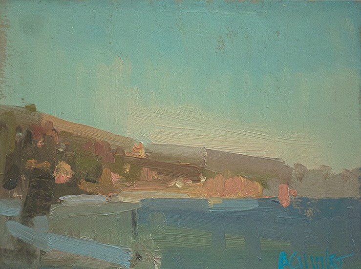 Sarah Calandro Title: Main Beach at Dusk, Laguna