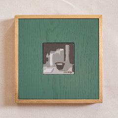 Sarah Calandro Title: Pink, Red Vases Value Study #3