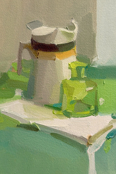 Sarah Calandro Title: Retro Green Glass