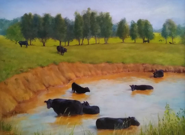 Scott-Auger, Diana Title: How Bovines Beat the Summer Heat