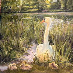 Sharon Austin Title: Mama Swan and Cygnets