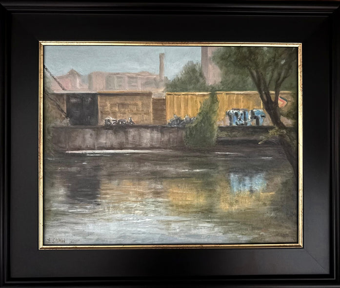 Shaw, Linda title: Yellow Train At Great Shiplock Park