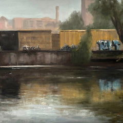 Shaw, Linda title: Yellow Train At Great Shiplock Park