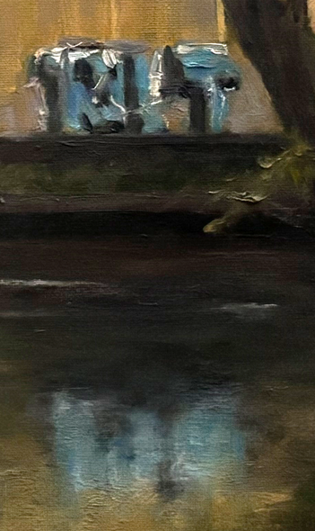 Shaw, Linda title: Yellow Train At Great Shiplock Park
