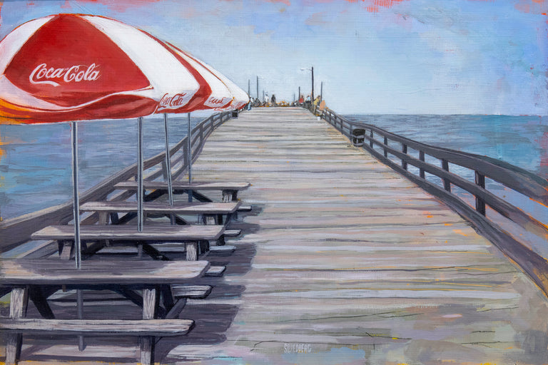 Steve Hedberg Title: Nags Head Pier and a Smile