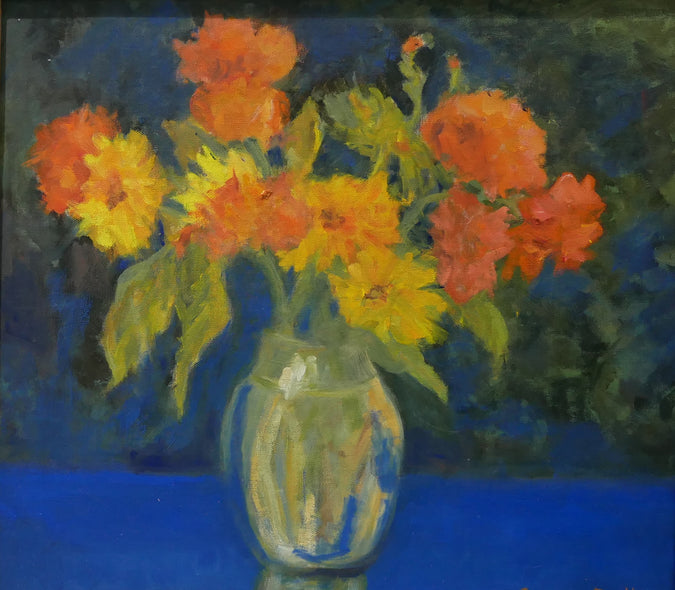 Susan Dull Title: Yellow Loves Orange