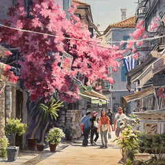 Susan Stuller Title: Morning Stroll in Greece