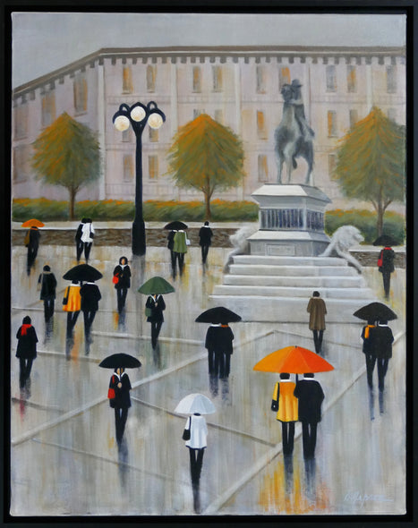 Suzanne Jepson Title: Dreary Day in the Piazza
