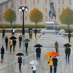 Suzanne Jepson Title: Dreary Day in the Piazza