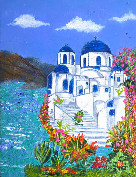 Syeda Mleeha Shah Title: Santorini, Greece