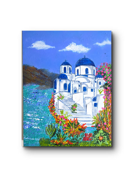 Syeda Mleeha Shah Title: Santorini, Greece