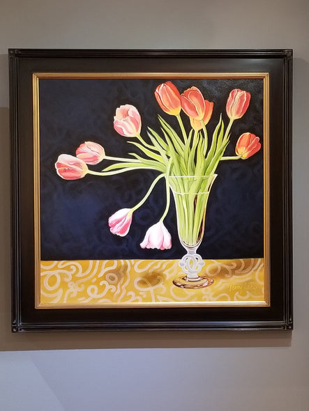 Terry Lacy Title: Tulips in Crystal