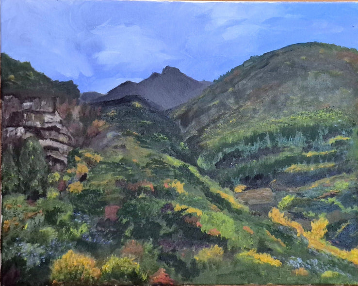 Ward, Gabrielle  title: Italian Mountain Scene