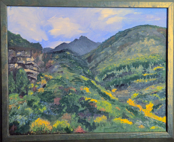 Ward, Gabrielle  title: Italian Mountain Scene