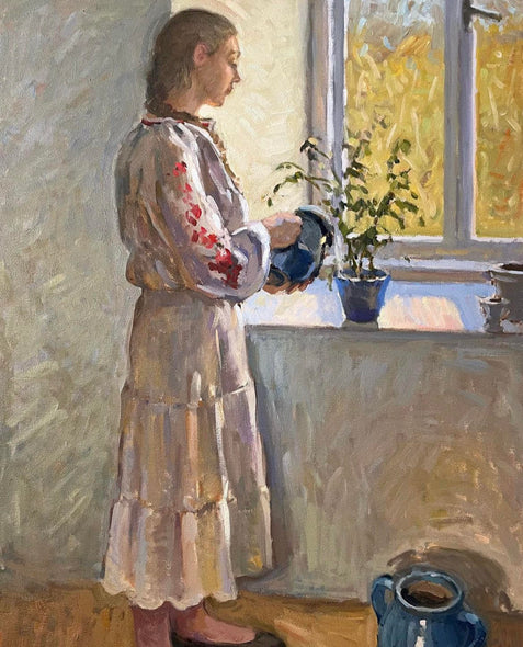 Tsvetelina Sowers Title: Watering in Early Morning