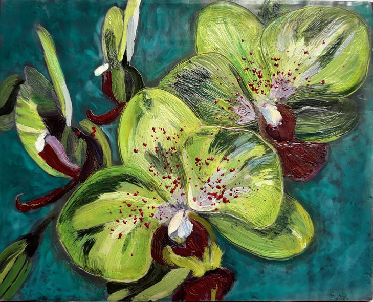 Watts, Sandra  title: Moth Orchid