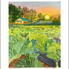 Wilhelmina Estrada Title: Field of Greens (Inspired by Photo by Alistar Harris)