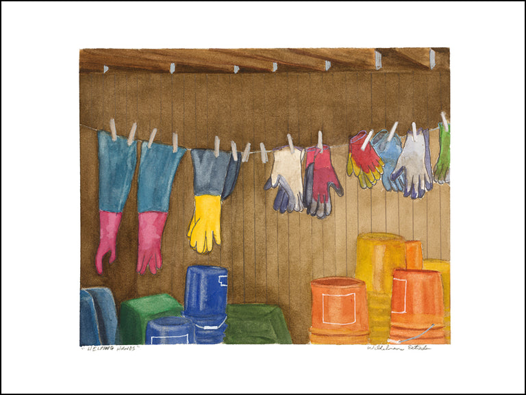 Wilhelmina Estrada Title: Helping Hands