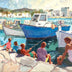 Zeigler, Douglas Title: Fishing at Mykonos Greece