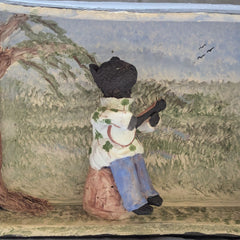 Debby Freed Title: Banjo Bear Shadowbox