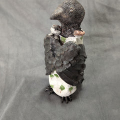Debby Freed Title: Crow of Assisi with Mouse Raccoon and Possum