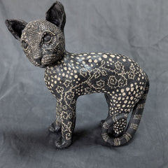 Debby Freed Title: Sgraffito Cat