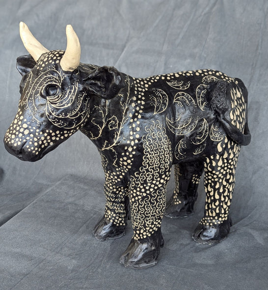 Debby Freed Title: Sgraffito Cow Agnes