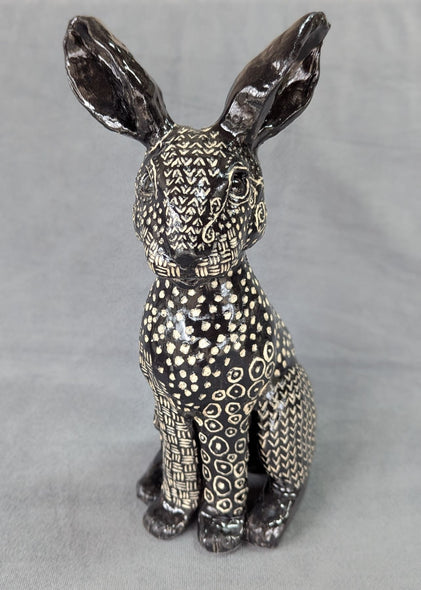 Debby Freed Title: Sgraffito Rabbit