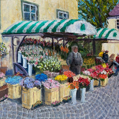 Mike Haubenstock Title: Morning At The Flower Market