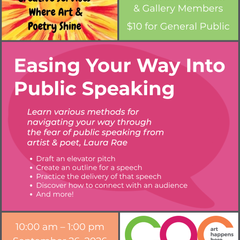 Easing Your Way Into Public Speaking Workshop