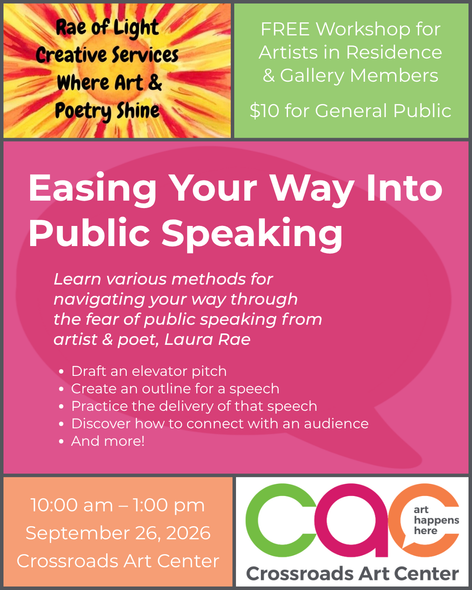 Easing Your Way Into Public Speaking Workshop