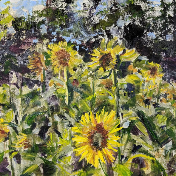 Elaine Murkin Title: Afternoon in the Sunflower Field