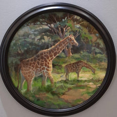Jean Grunewald Title: Giraffes Thru the Lens