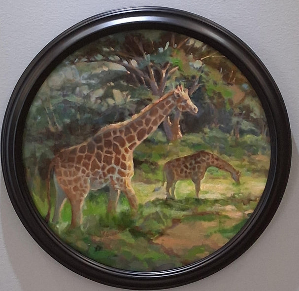 Jean Grunewald Title: Giraffes Thru the Lens