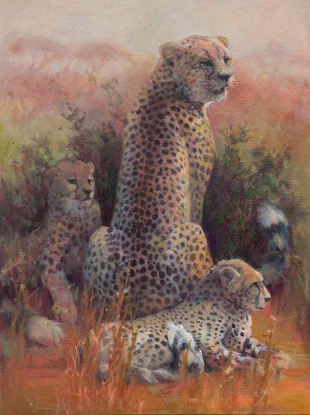 Jean Grunewald Title: Cheetahs Lookout